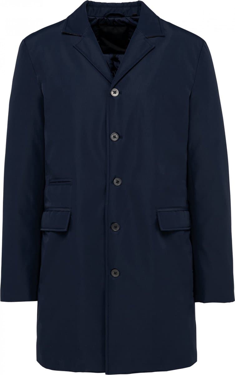 Kariban Premium Gestructureerde trenchcoat voor heren PK602 - Deep Navy - XXL