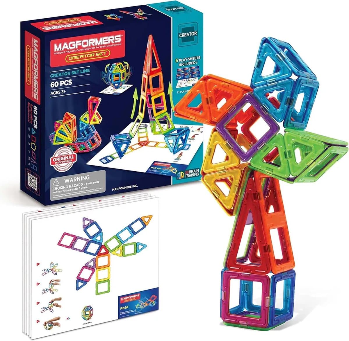 Jojoy - 50-delige Magnetische Bouwblokken Set - Magnetic Blocks - Bouw Speelgoed - Creatief Speelgoed - BUILDNETIC