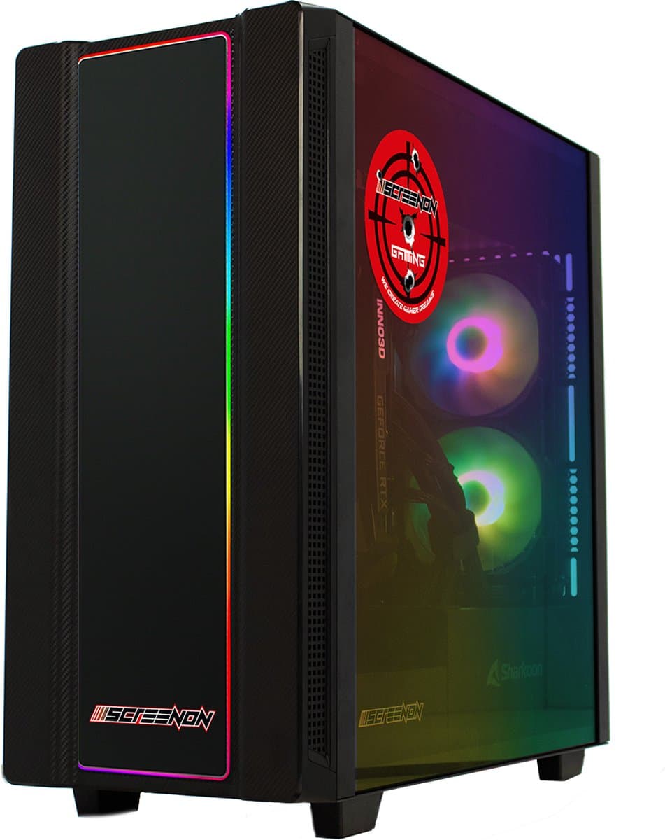 ScreenON - Ryzen 7 - 480GB M.2 SSD + 2TB HDD - RTX 3060 12GB - GamePC.X415123