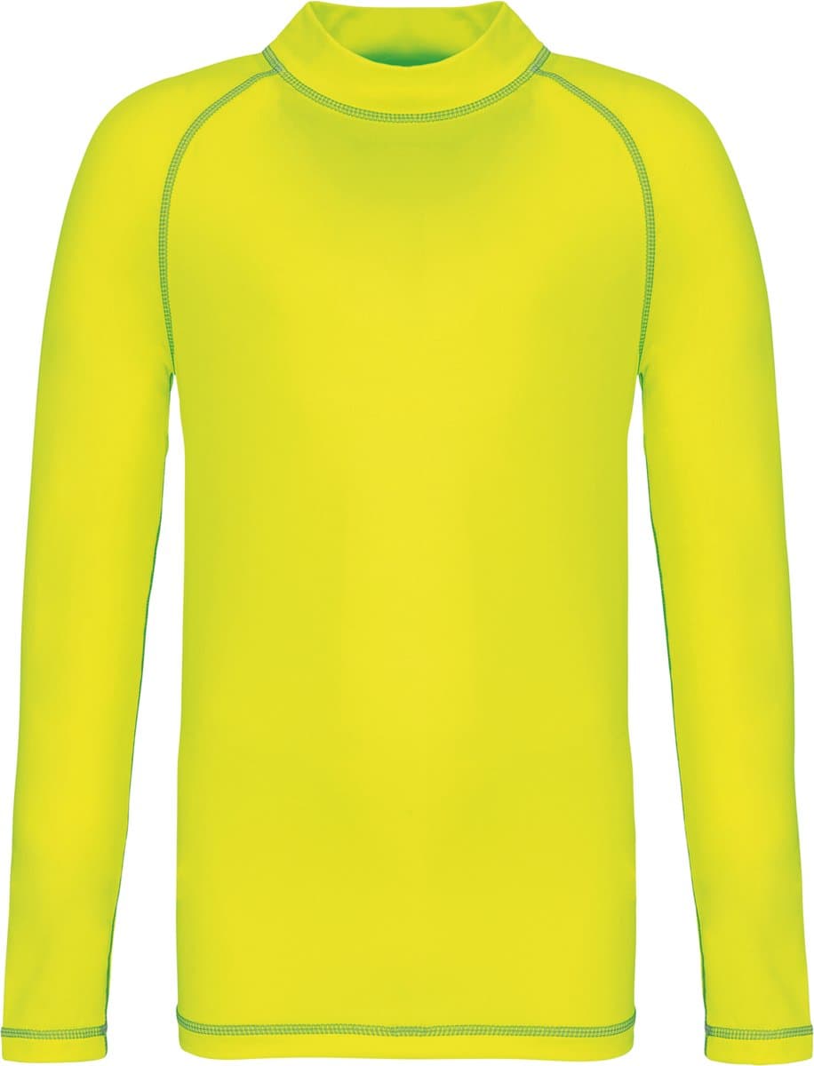 PROACT® Technisch kinder-T-shirt met lange mouwen en anti-UV-bescherming PA4018 - Fluorescent Yellow - 4/6 years (4/6 ans)
