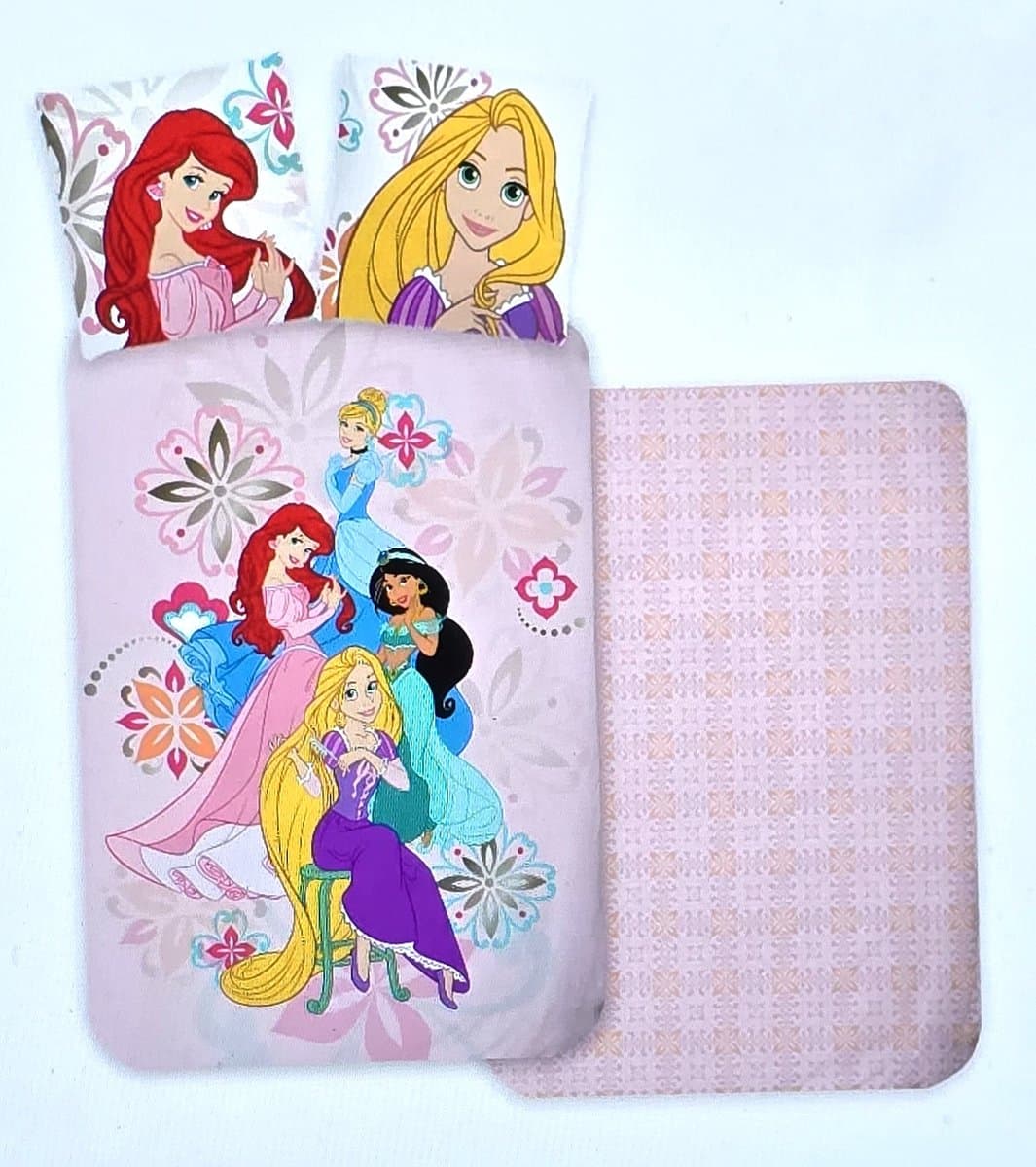 Disneyprinsessen Peuterdekbedovertrek Bloem- 100 x 135 cm - Katoen