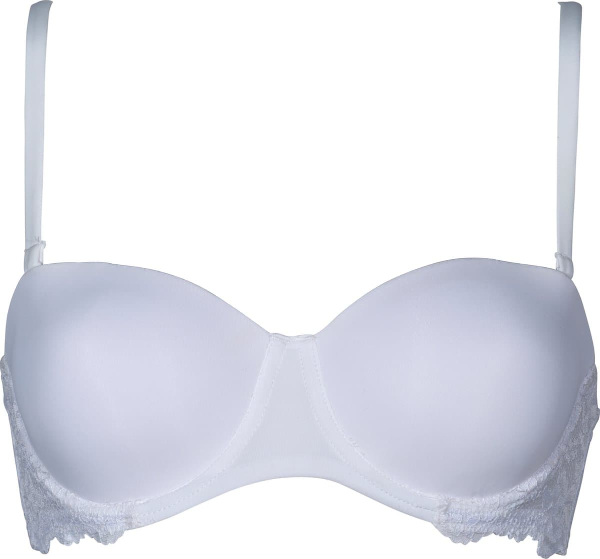 After Eden Recycle Strapless BH - Wit - Maat 85C