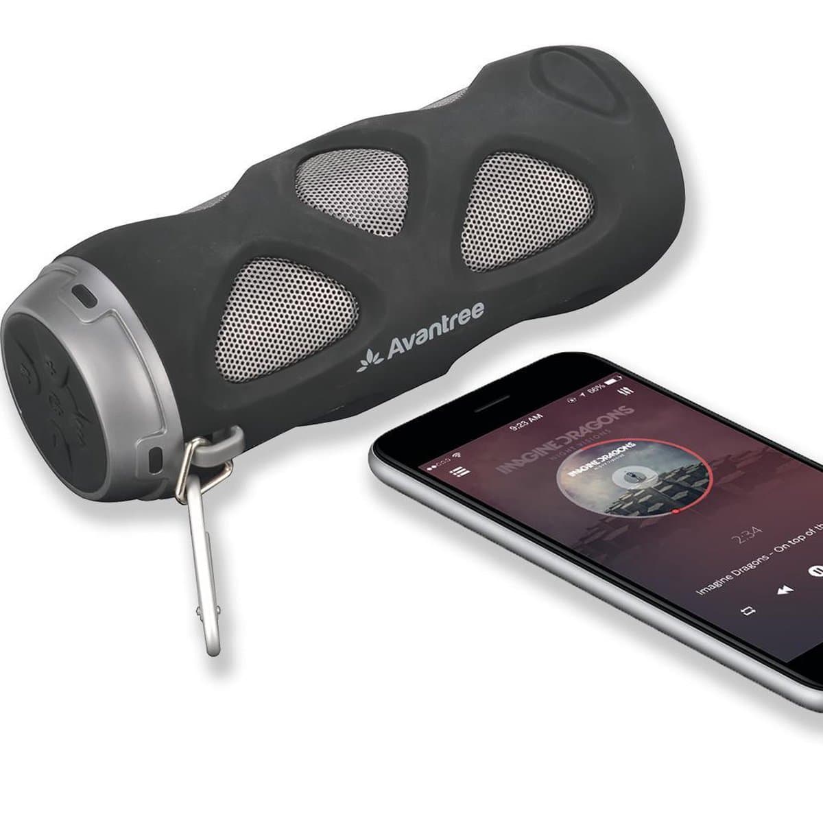 Avantree - Cyclone Portable Wireless Bike Speaker with Mount & SD Card Slot