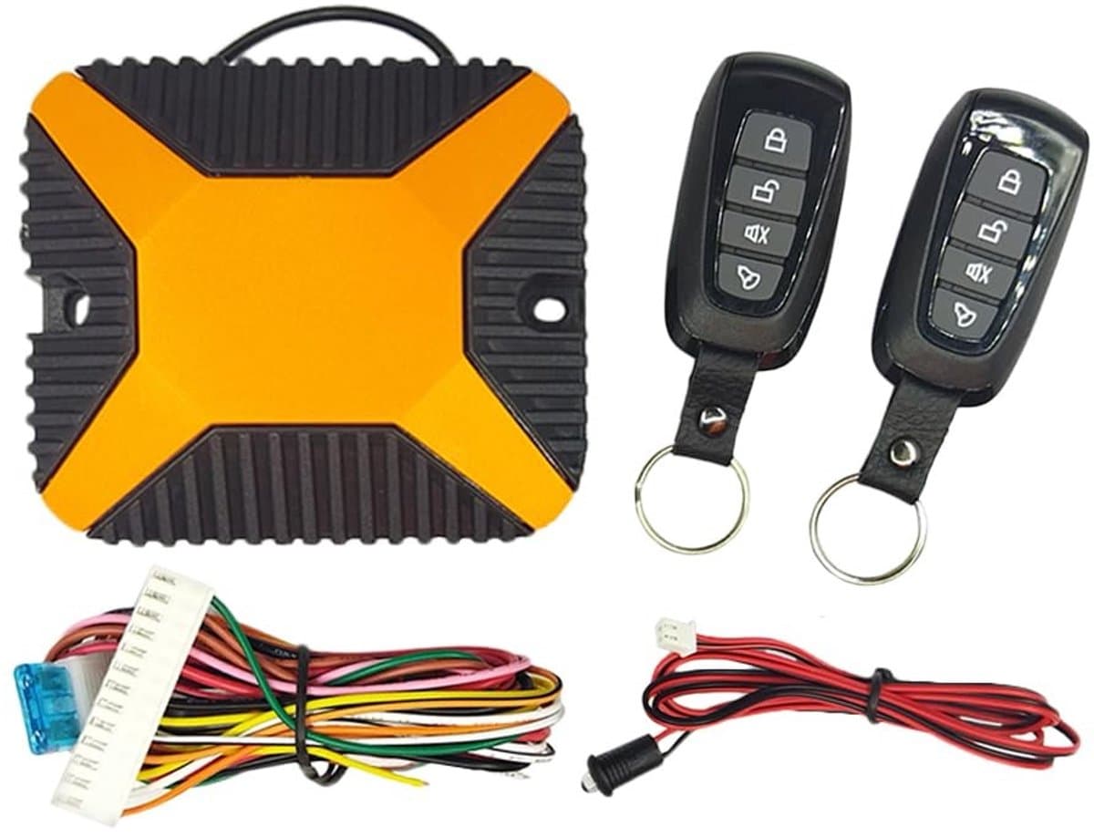 Dailygoods - Auto Keyless Entry Systeem Kit met 2 Afstandsbedieningen - Centrale Vergrendeling voor 12V Voertuigen