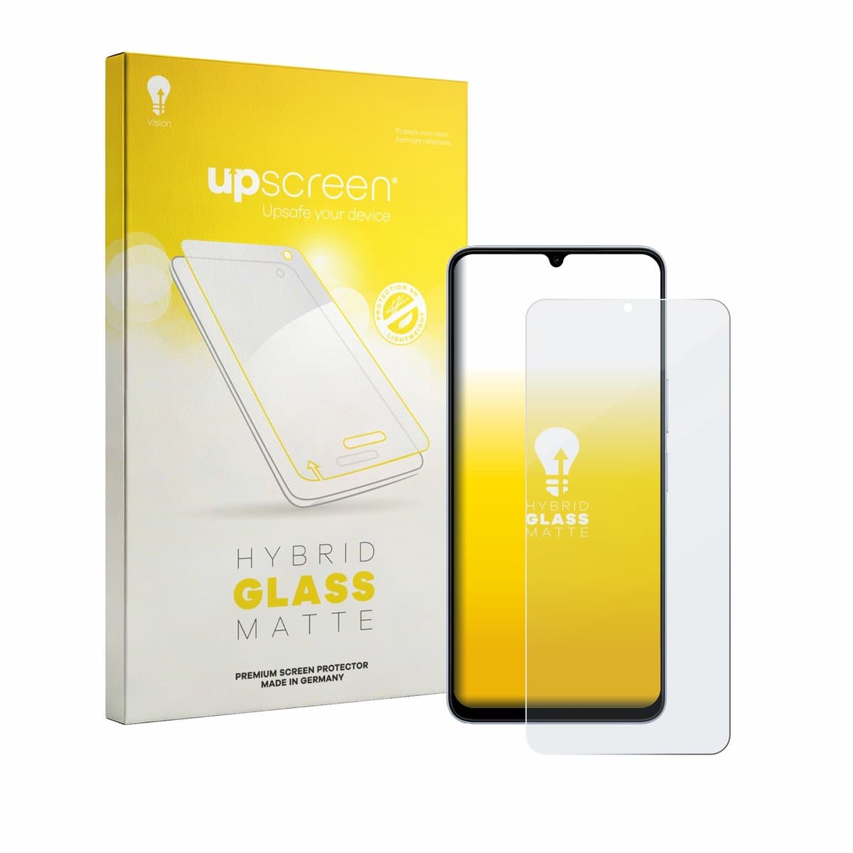 upscreen - Screenprotector voor vivo Y05 - Folie Beschermfolie Beschermglas matte