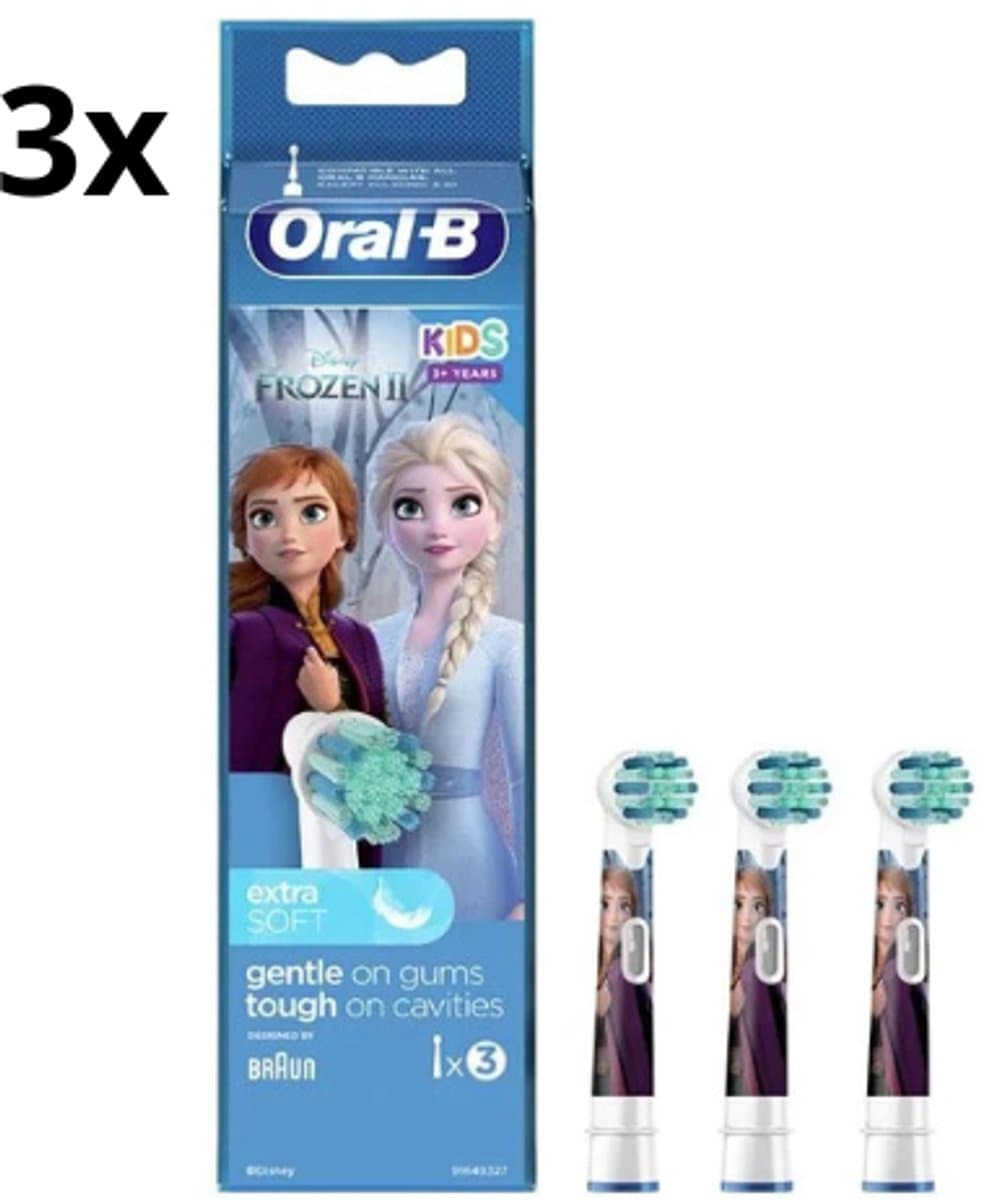 Oral-B Opzetborstels Kids Frozen II - 3 x 3 stuks