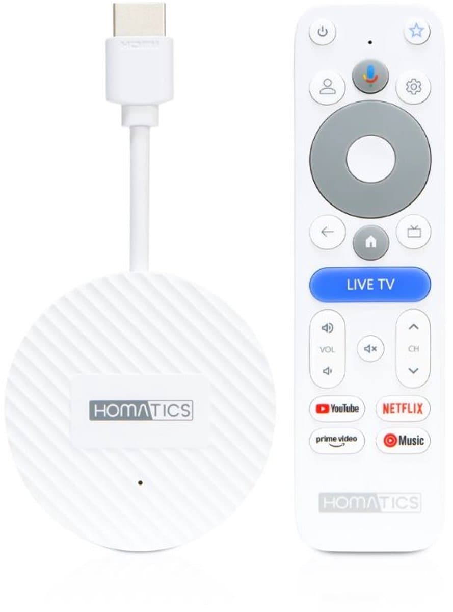 Homatics Dongle G 4K V2 Google TV 14 4K Streaming Dongle WiFi 6 32GB