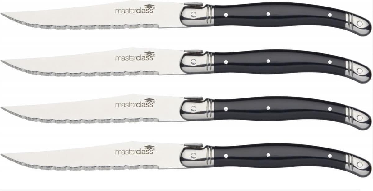 Steakmessen - Set van 6 - Gekarteld - MasterClass