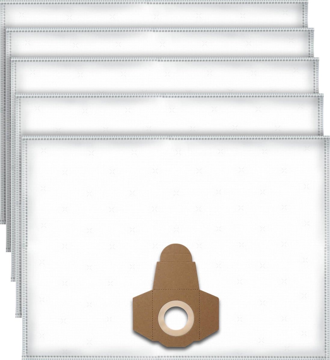 5x Dparts stofzuigerzakken geschikt voor Parkside en Einhell - microfleece zakken voor Lidl PNTF 23 - PTS 250 - PNTS 1250 - 1300 - 1400 - 1500 series - nat droog stofzakken