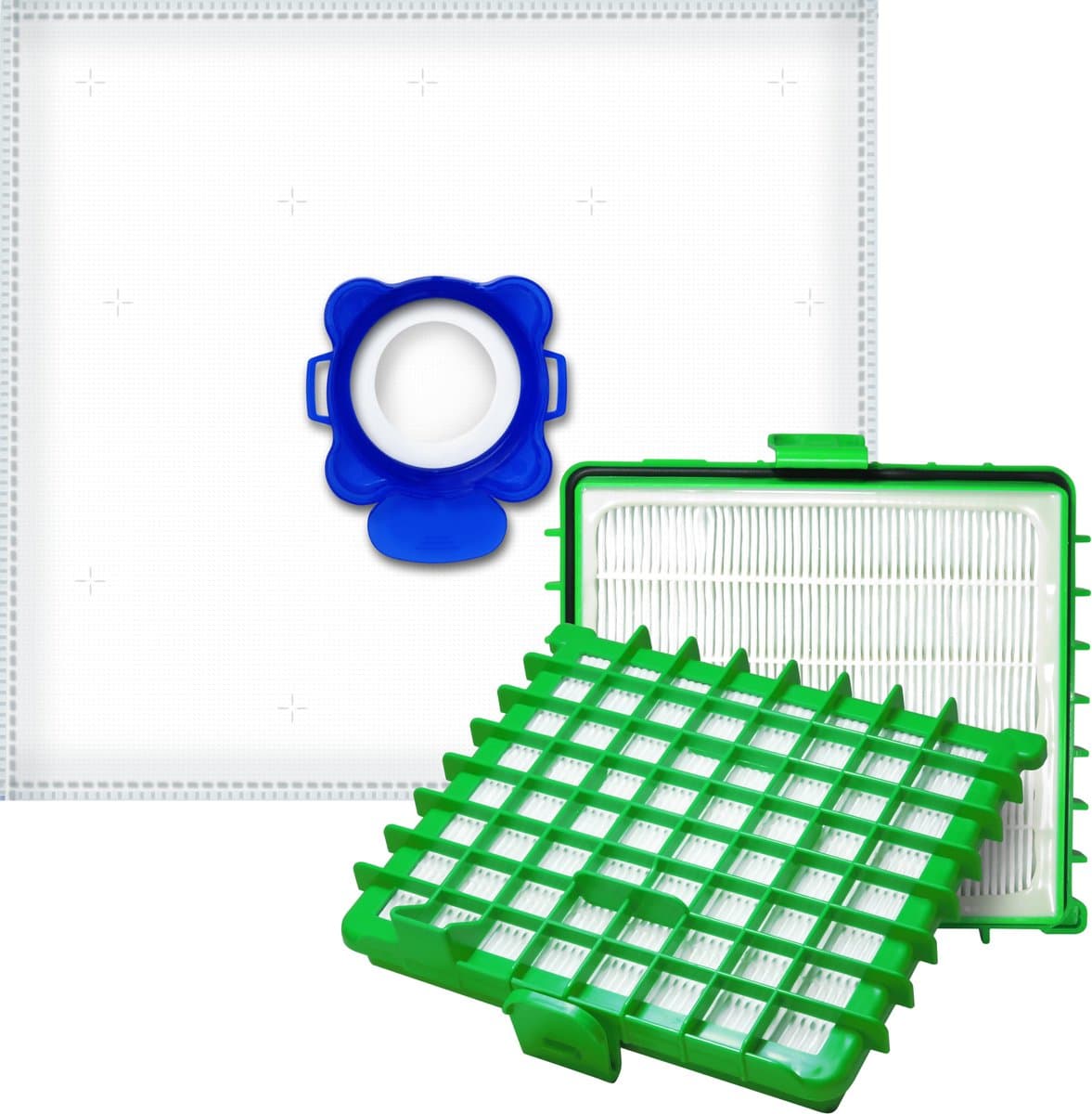 Dparts Wonderbag Universal Service Kit - 10 Stofzuigerzakken + 2 HEPA Filters - Geschikt voor Rowenta Tefal Moulinex stofzuiger