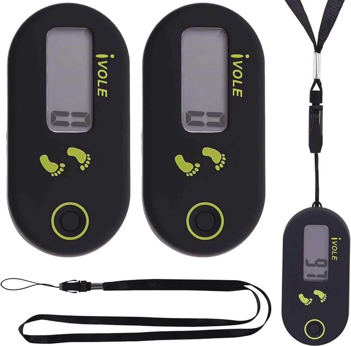 Eenvoudige Stappenteller voor Dames en Heren - Nauwkeurige 3D Digitale Fitness Tracker