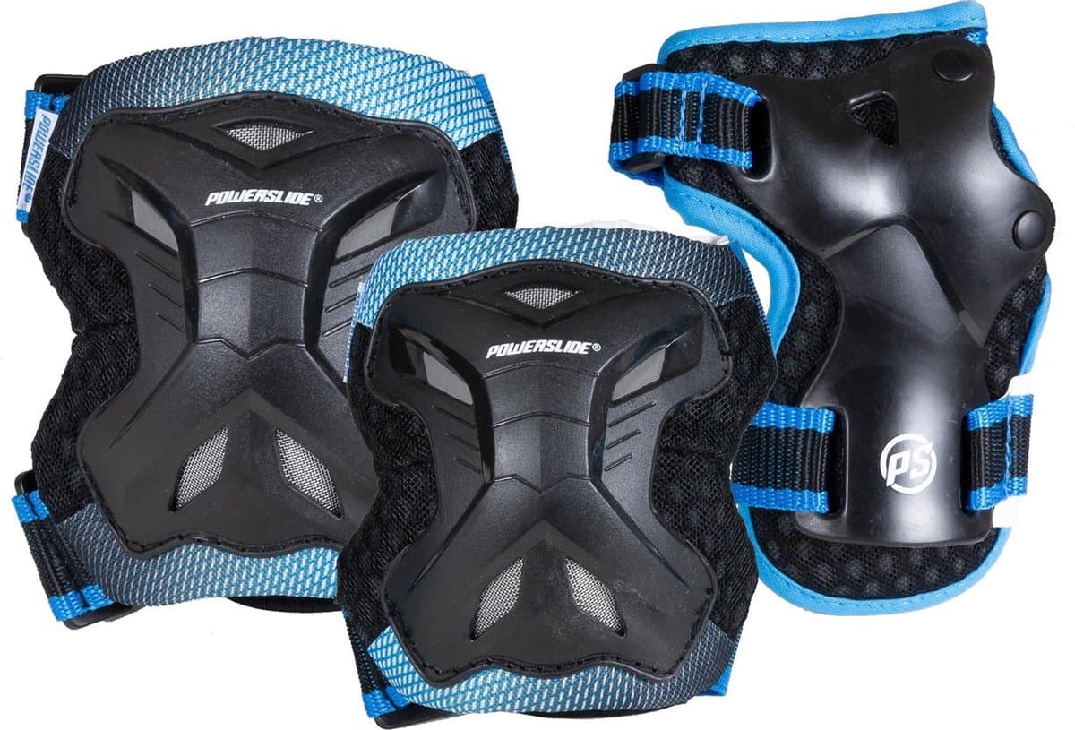 Powerslide Kids Pro beschermset blauw maat XS
