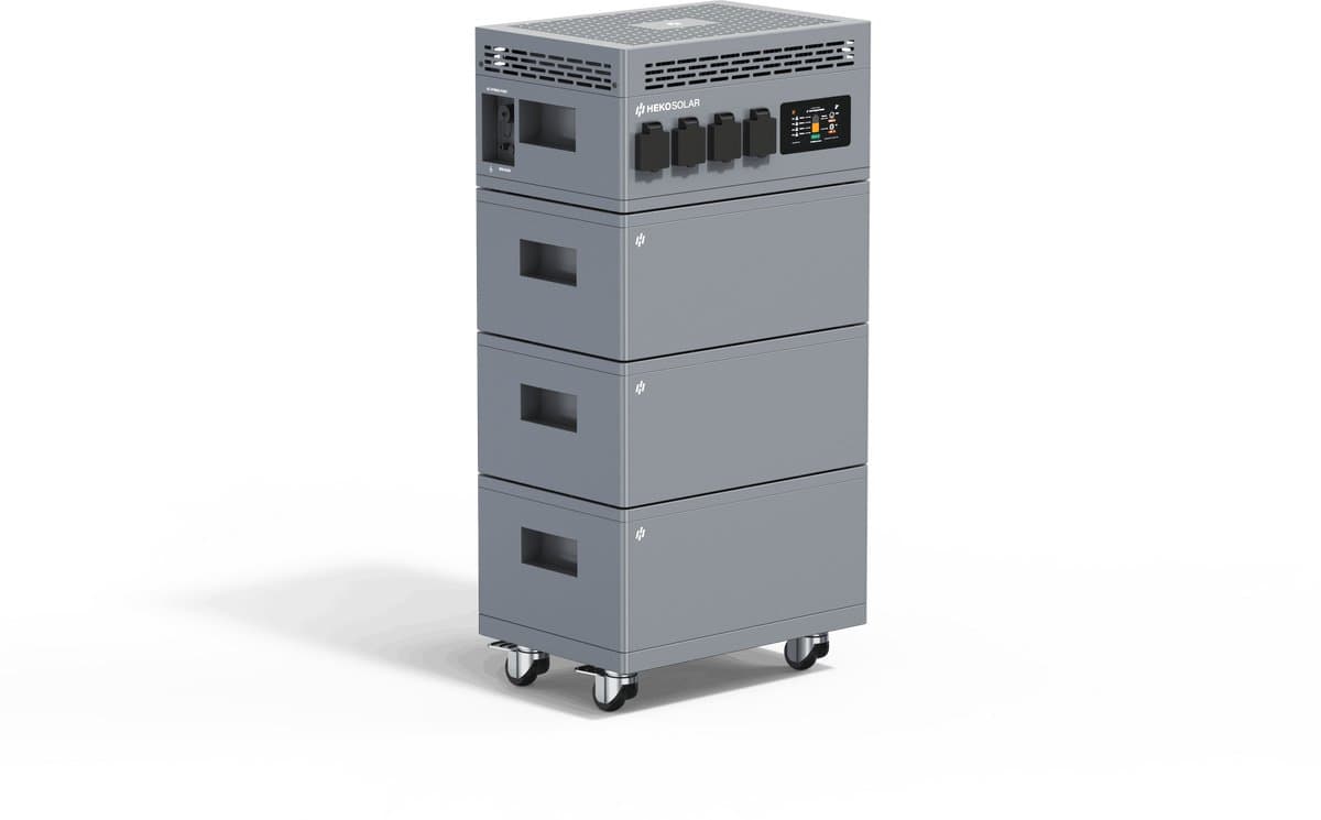 HEKO Solar Saga Thuisbatterij 8,3 kWh - Plug-in Batterij voor Zonnepanelen - Thuisaccu - Energieopslag - Noodstroom - Off-Grid - Plug & Play