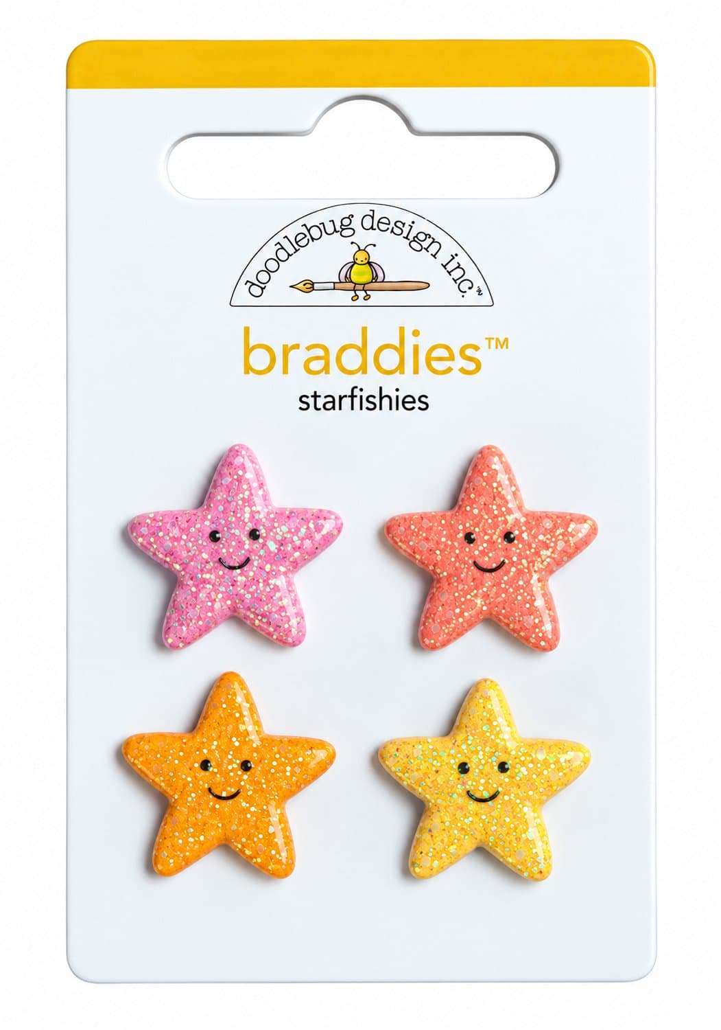Doodlebug - Design - Braddies - Starfishies - Stickers - Scrapbooking - Zeesterren