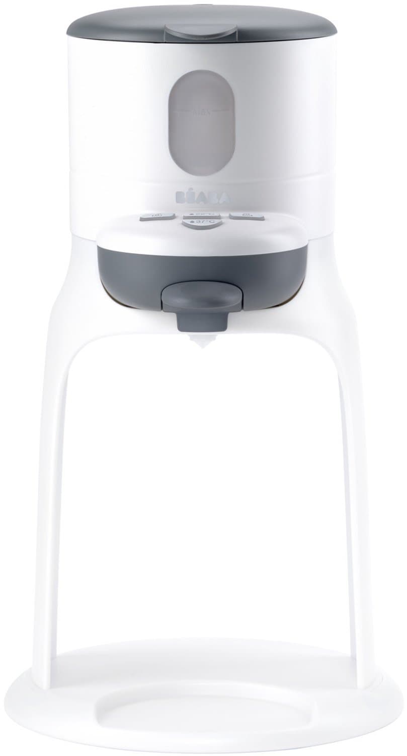 Béaba Bib'Expresso® Flessenbereider - Snelle Babyfles Bereiding - 30s Opwarmtijd - Instelbare Temperatuur - Flessenwarmer - Bain-Marie Functie - Wit