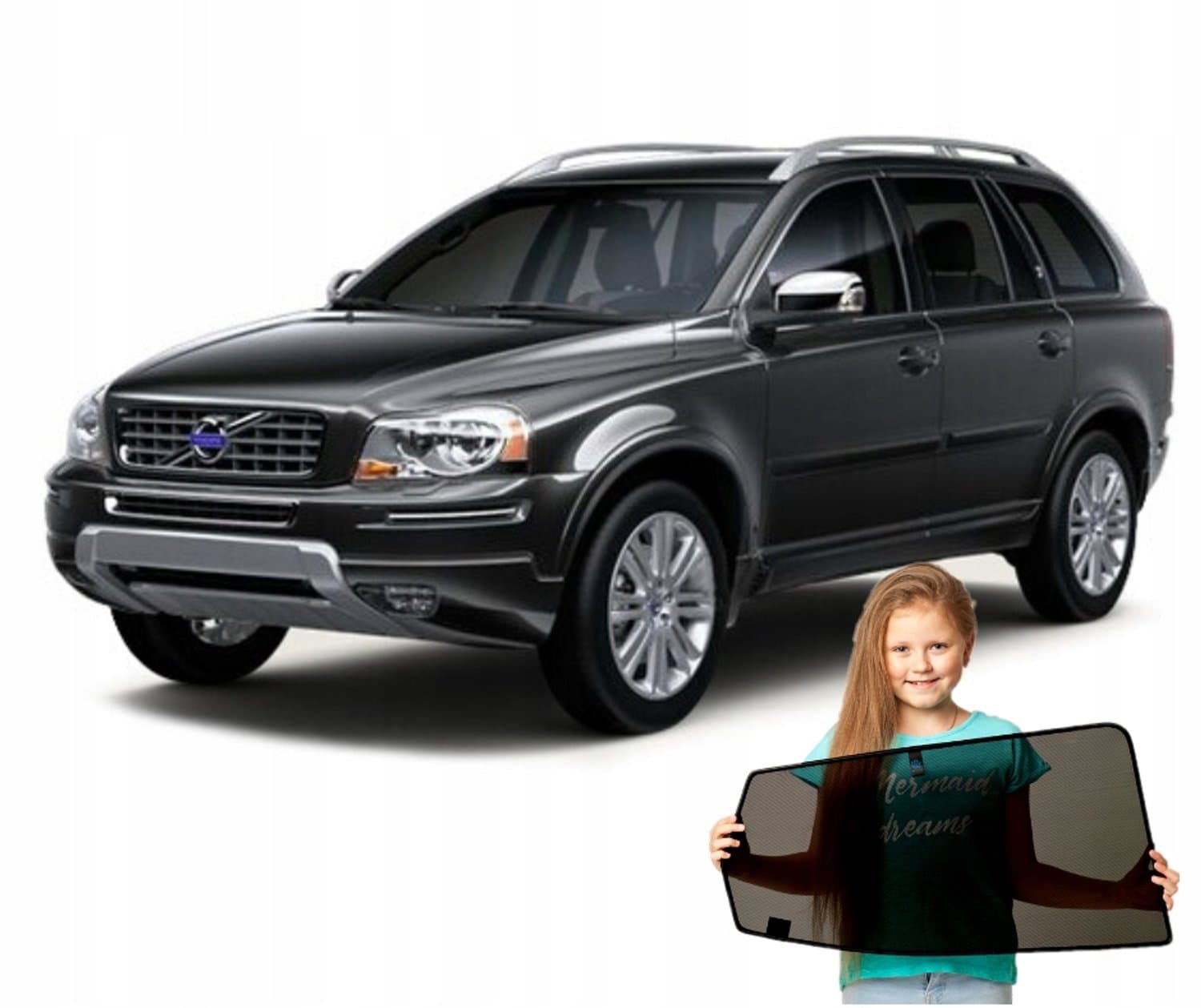 RayStop Zonneschermen Magneet Volvo XC90 I (2002-2016) - 4 Delig