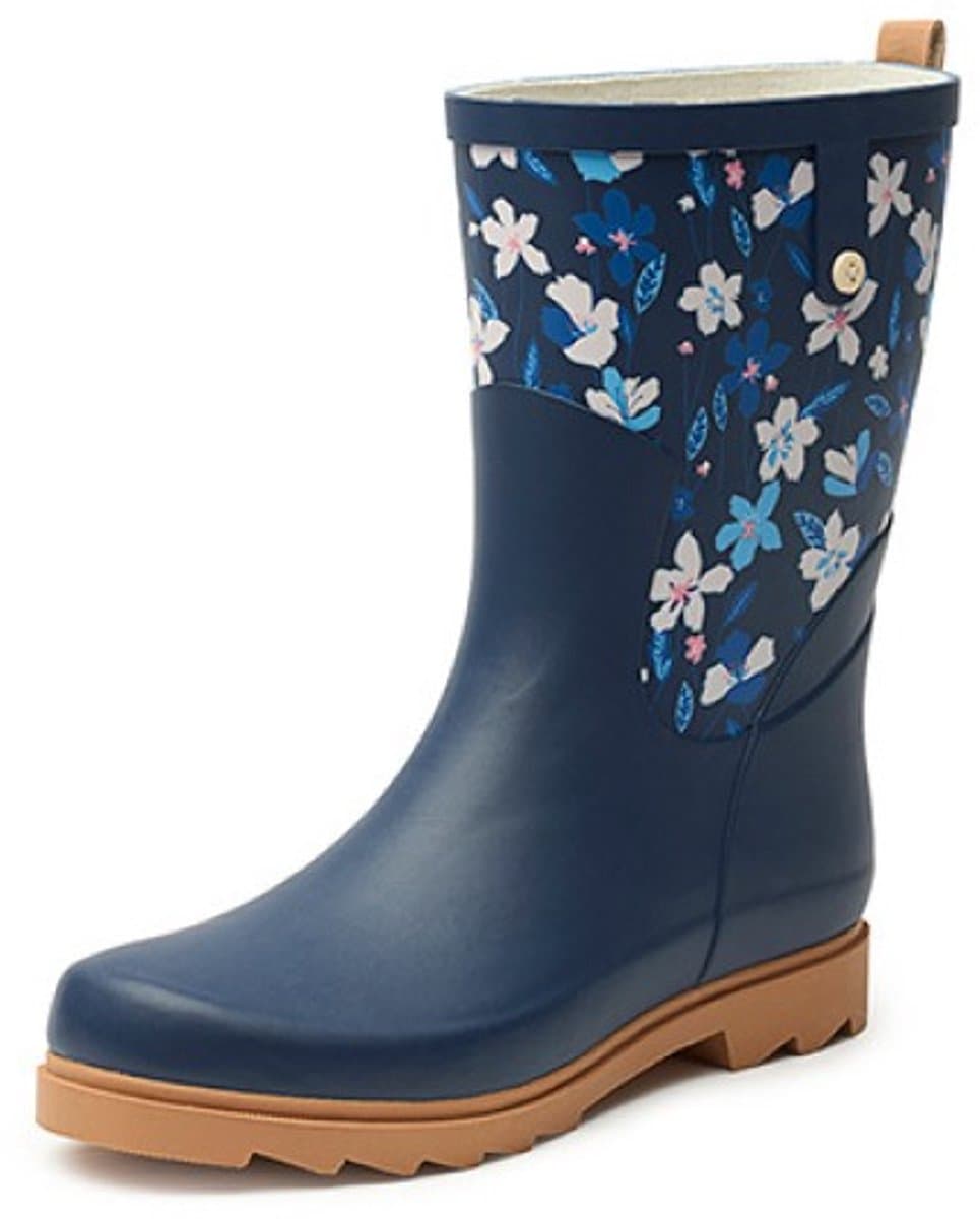 Gevavi dameslaars - rubber - Lent - blauw - kuitmodel - maat 39