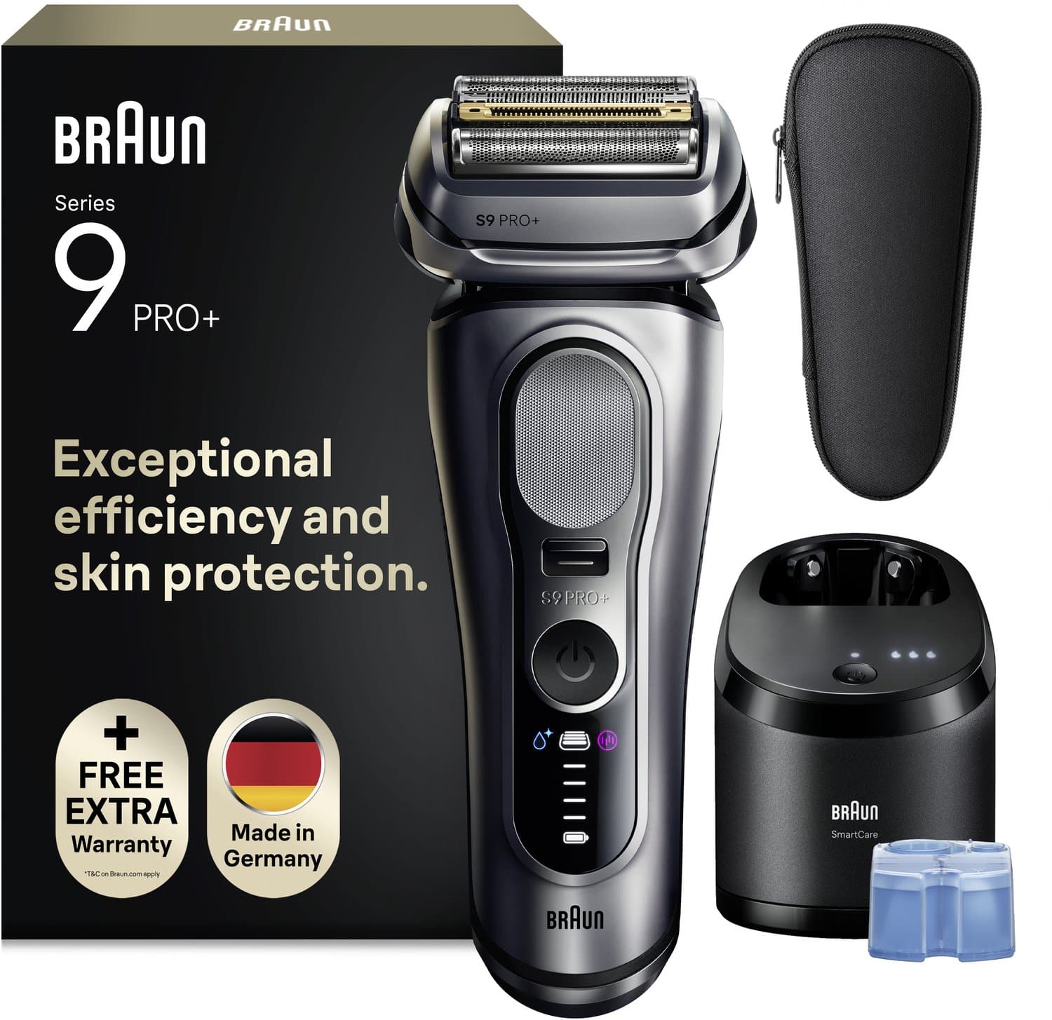 Braun Series 9 PRO+ 9667CC Zilver