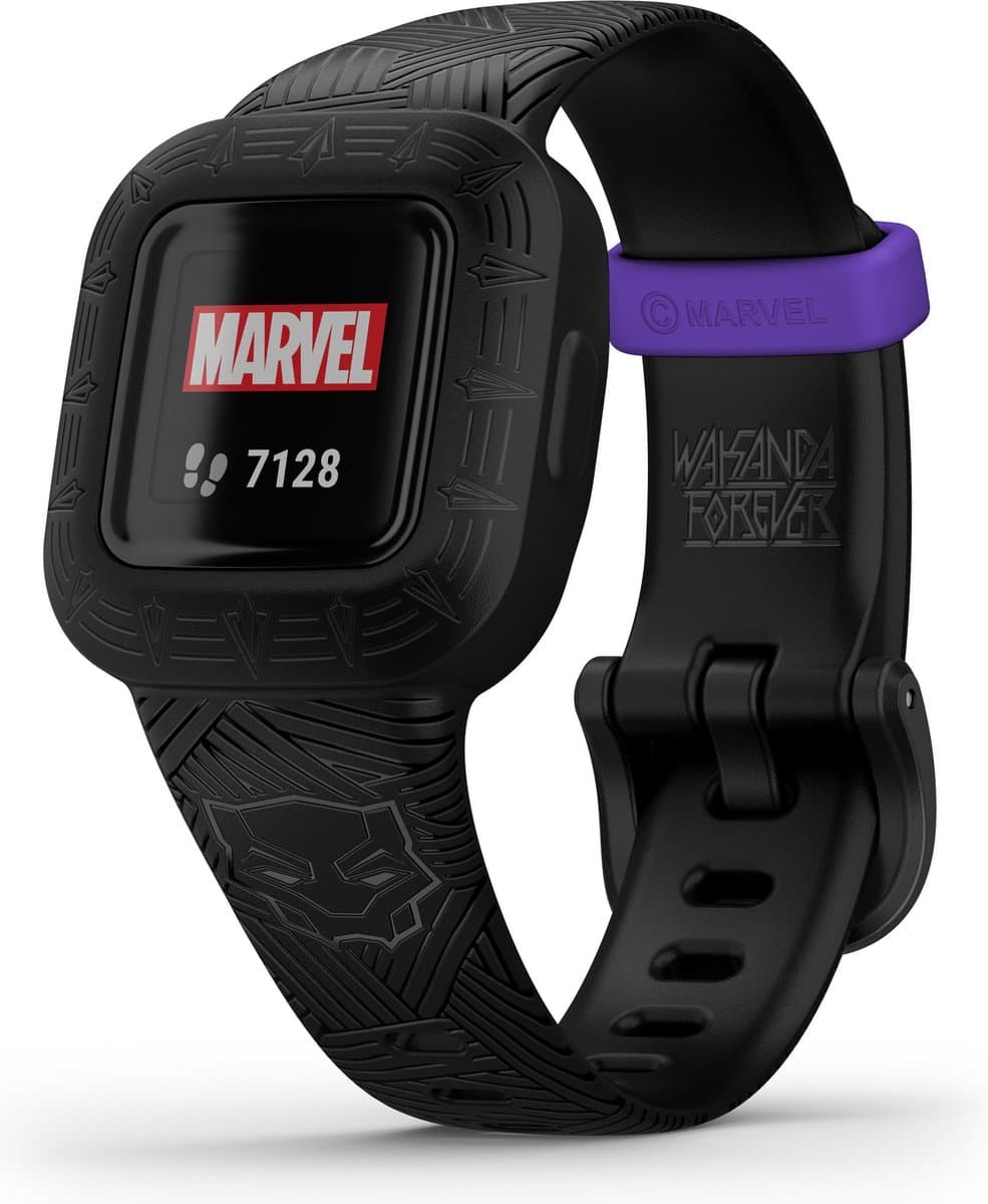 Garmin Vivofit Junior 3 - Activity tracker kinderen - Marvel Black Panther - Zwart