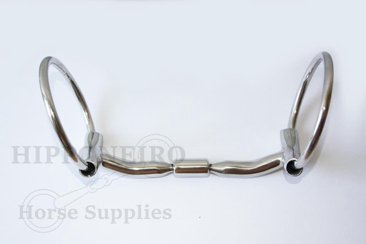 Hipponeiro anatomisch gevormd RVS watertrens bit - 12,5 cm - 12 mm