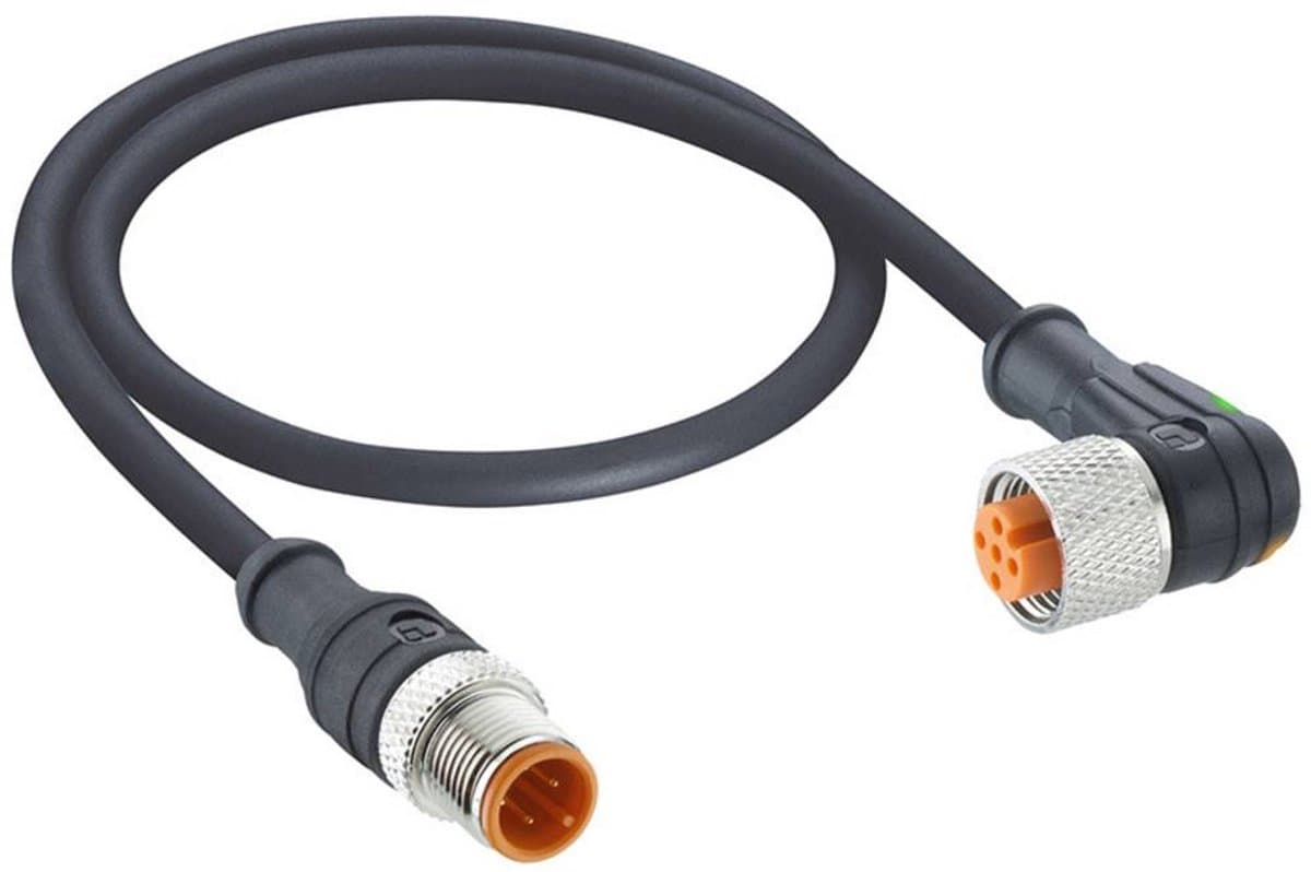 Lutronic 1162 Sensor/actuator aansluitkabel M12 Aantal polen (sensoren): 4 Stekker, recht, Bus, haaks 5.00 m 1 stuk(s)