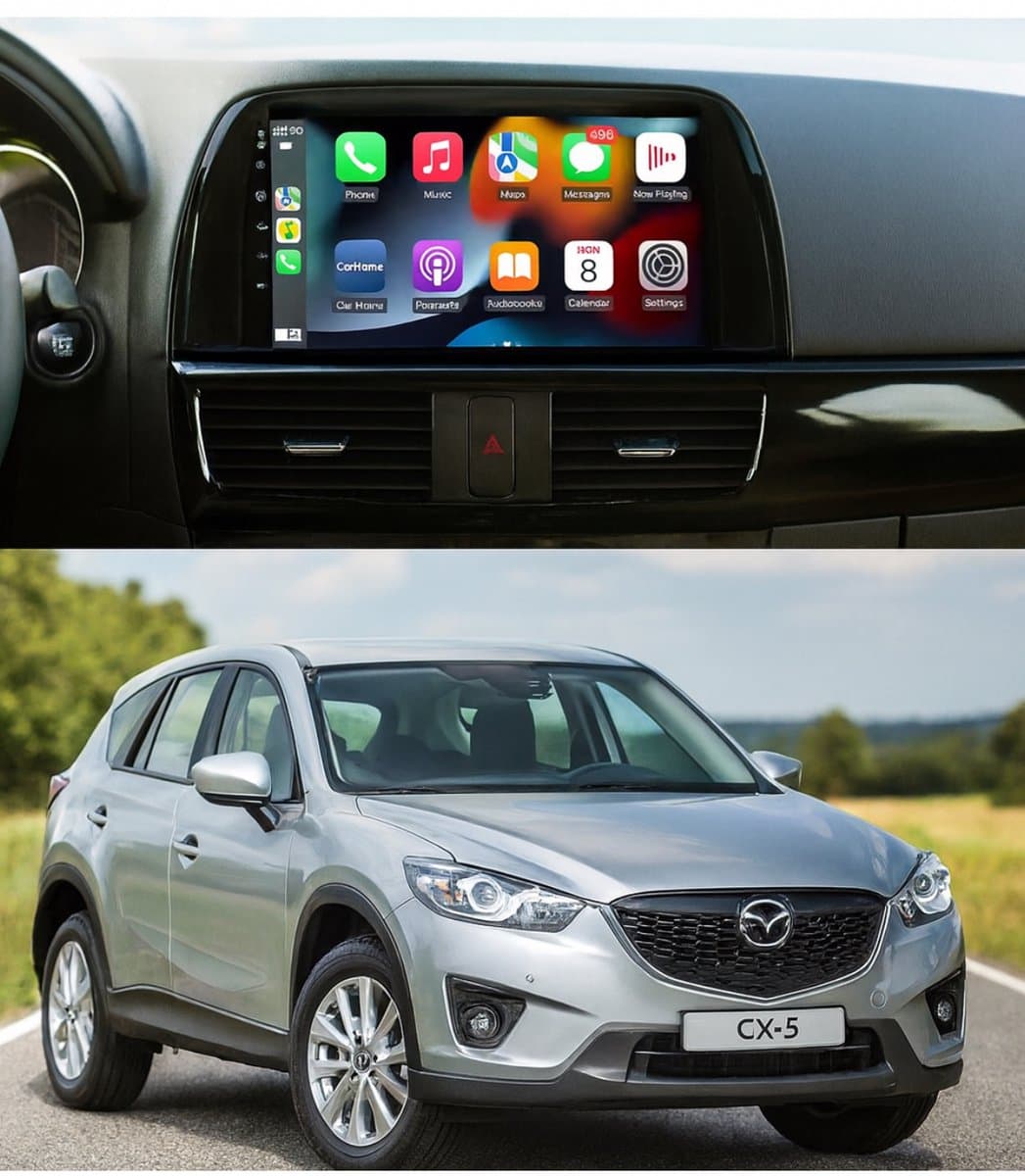 ADIVOX 9 inch T2 geschikt voor Mazda CX-5 2011-2017 Android 15 CarPlay/Auto/Wifi/GPS/RDS/DSP/NAV/5G/DAB+