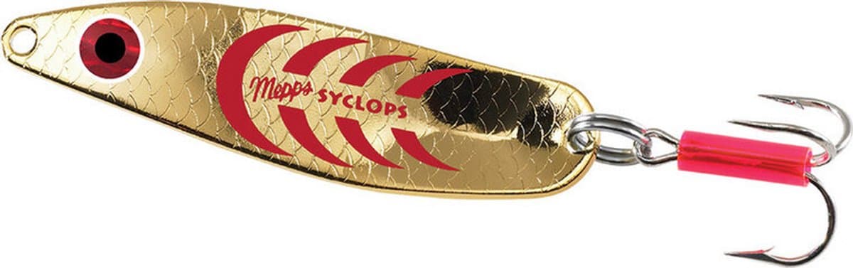 Mepps Syclops Gold/Red - #1 - 12 gram - Fishing-bait.nl