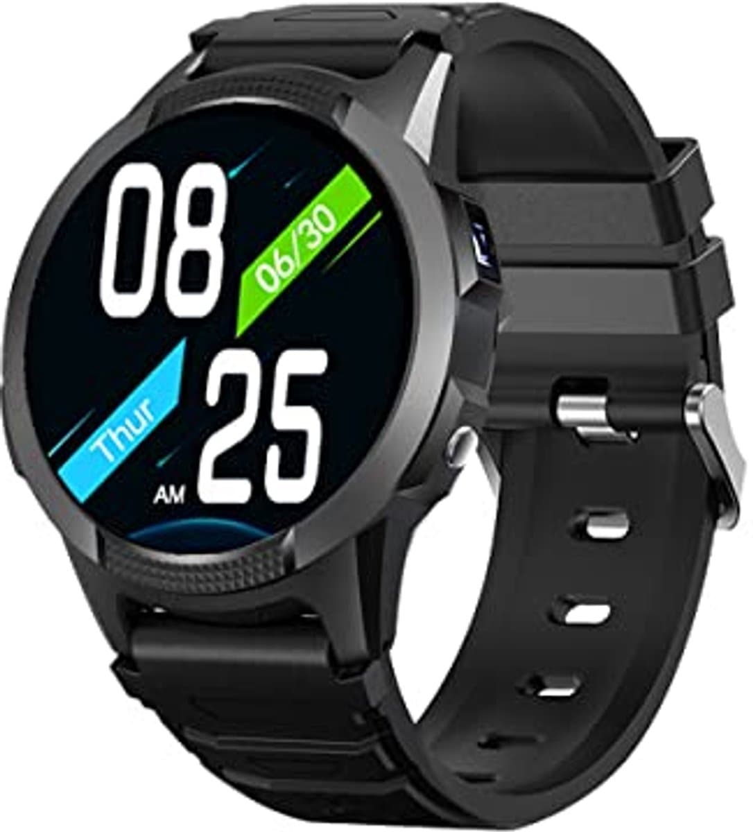 Save Family Slim 4G Kids Smartwatch with Video Call, Kids GPS Watch with Calling, Chat, SOS Button, Stopwatch, Pedometer, Waterproof IP67, Modern and Discreet Design (Black)