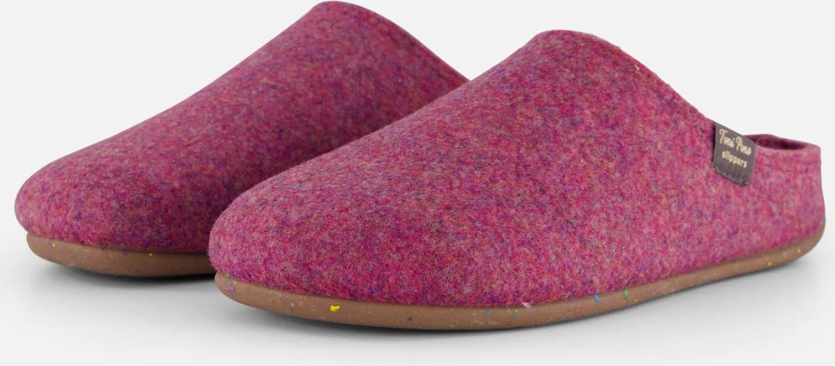 Toni Pons Pantoffels Mona roze Vilt - Dames - Maat 41