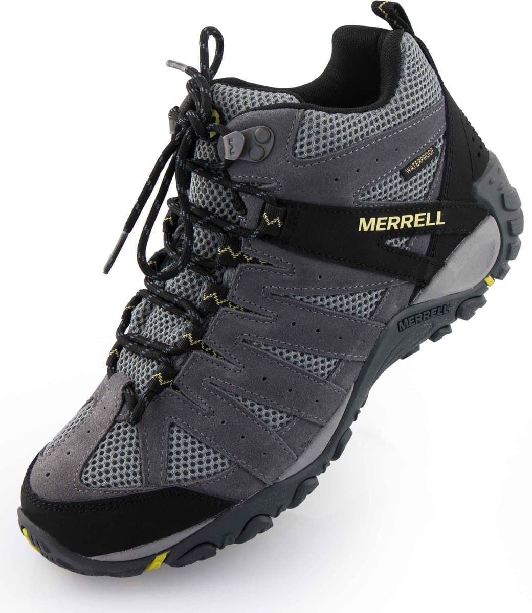 Trekkingschoenen heren Merrell Men Accentor 2 Vent Mid Wp Turbulence Grijs - 44.5