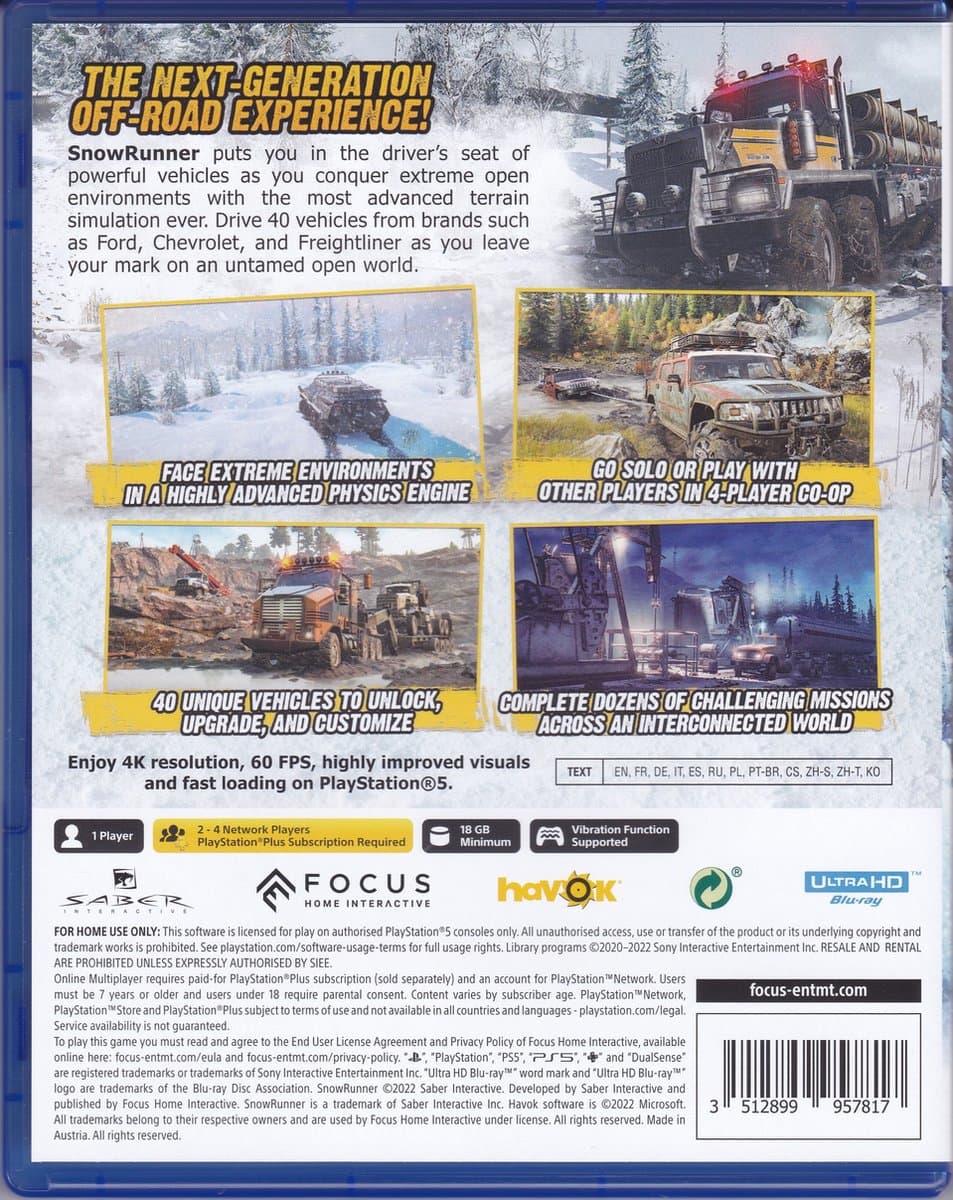 Snow Runner PS5