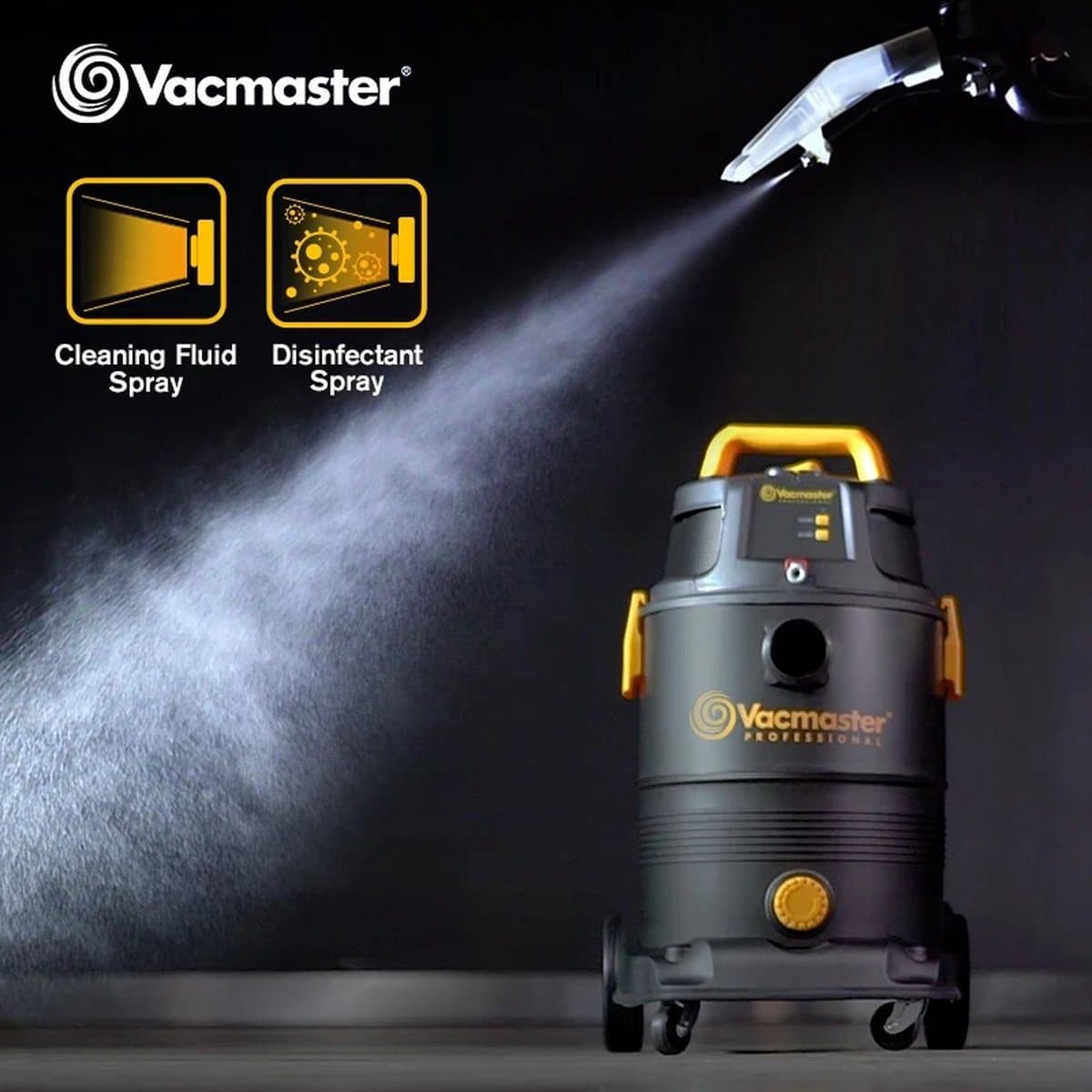 Vacmaster 3-in-1 Bouwstofzuiger - Bouwstofzuigers - Bouwstofzuiger Zonder Zak - Bouw Stofzuiger - Bouwstofzuiger Met Stopcontact - Bouwstofzuiger Zakloos - 30L Capaciteit - Zakloze Bouwstofzuiger voor Intensief Gebruik - Krachtig en Duurzaam
