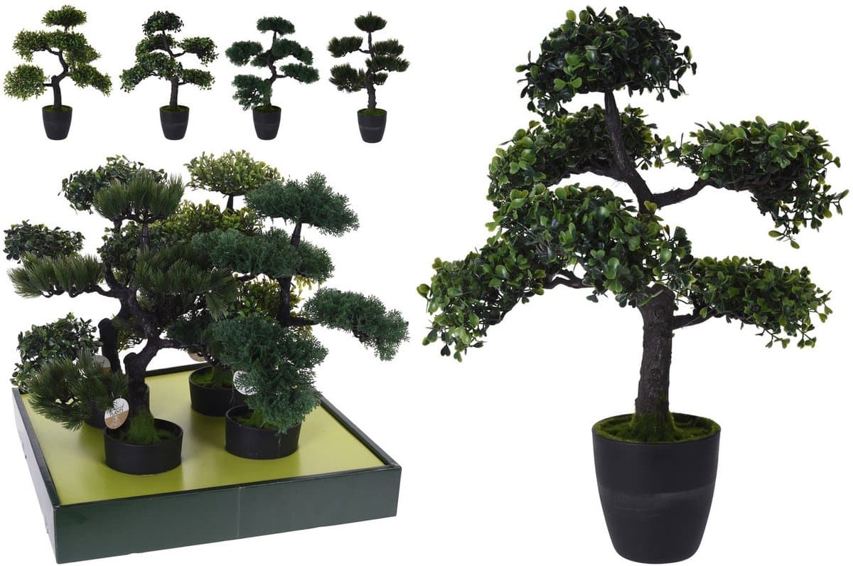 Homestyle Bonsai Boom In Pot - Decoratie - 50 cm Assorti