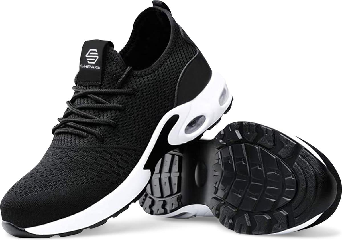 Shraks Veiligheidsschoenen - Werkschoenen voor Dames en Heren - Stalen Neus - Sneaker - Ademend en licht design - Maat 40