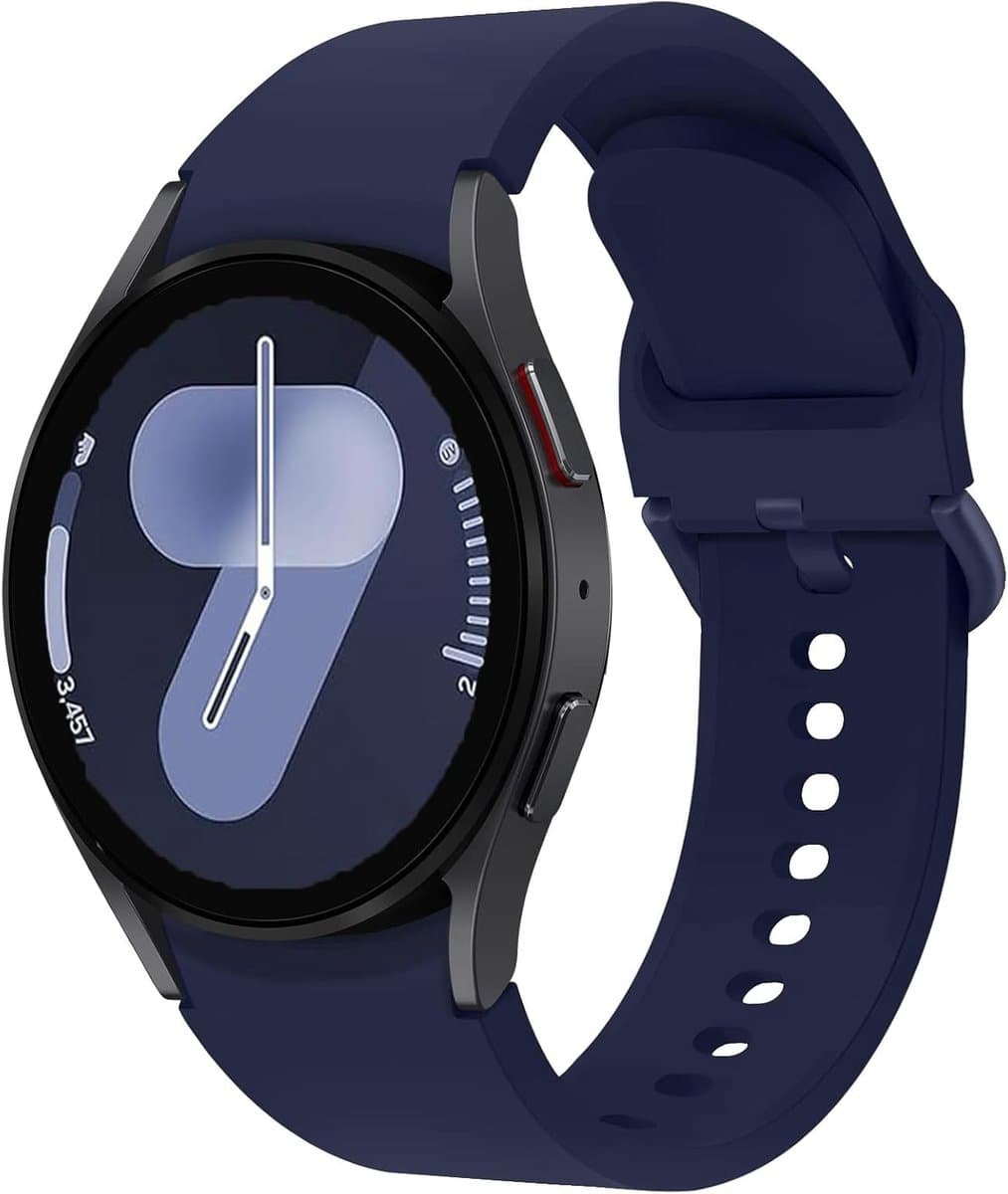 Soft Silicone Bracelet 20mm Compatible with Samsung Galaxy Watch Band 40mm 44mm 47mm 46mm 45mm 43mm 42mm Men - ShopVlot