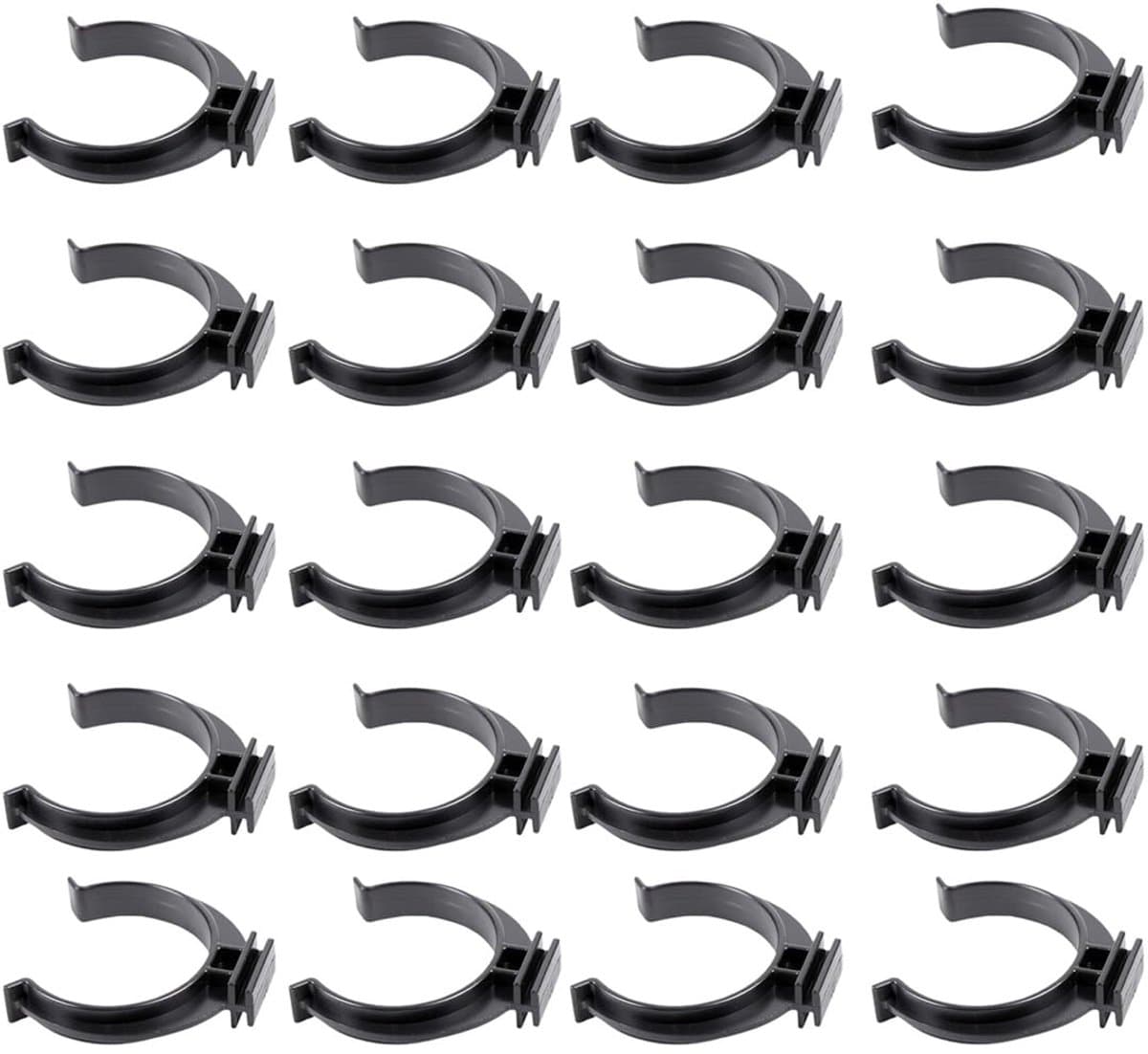 Dailygoods- Sokkelklemmen 20 Stuks - Bevestigingsclips - Waterdicht - Vochtbestendig - Universele Compatibiliteit - Eenvoudige Installatie - Plintclips