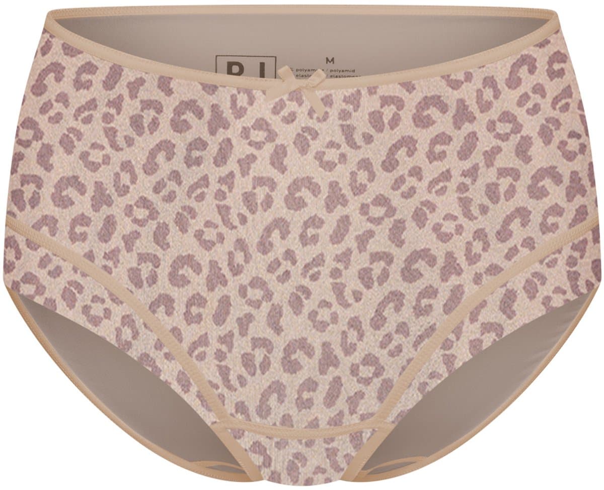 RJ Pure Fashion Dames Maxi Brief Caffè Leopard XXL