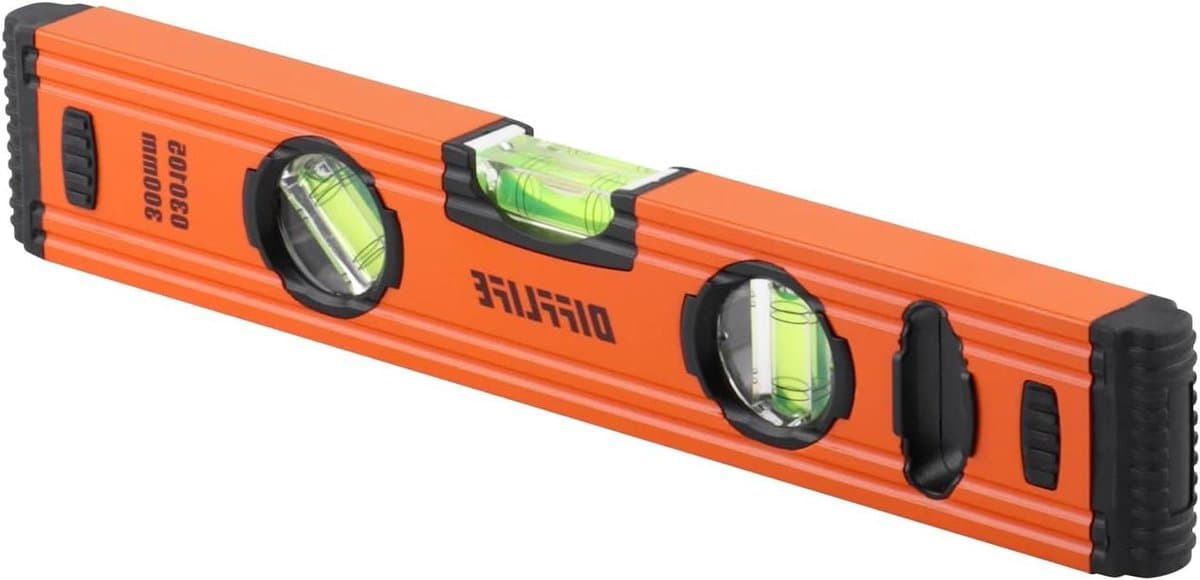 Aluminium Torpedo Niveau - Waterpas Torpedo - Muren Uitlijnen - Versterkt Aluminium Frame - 12 inch - Groen