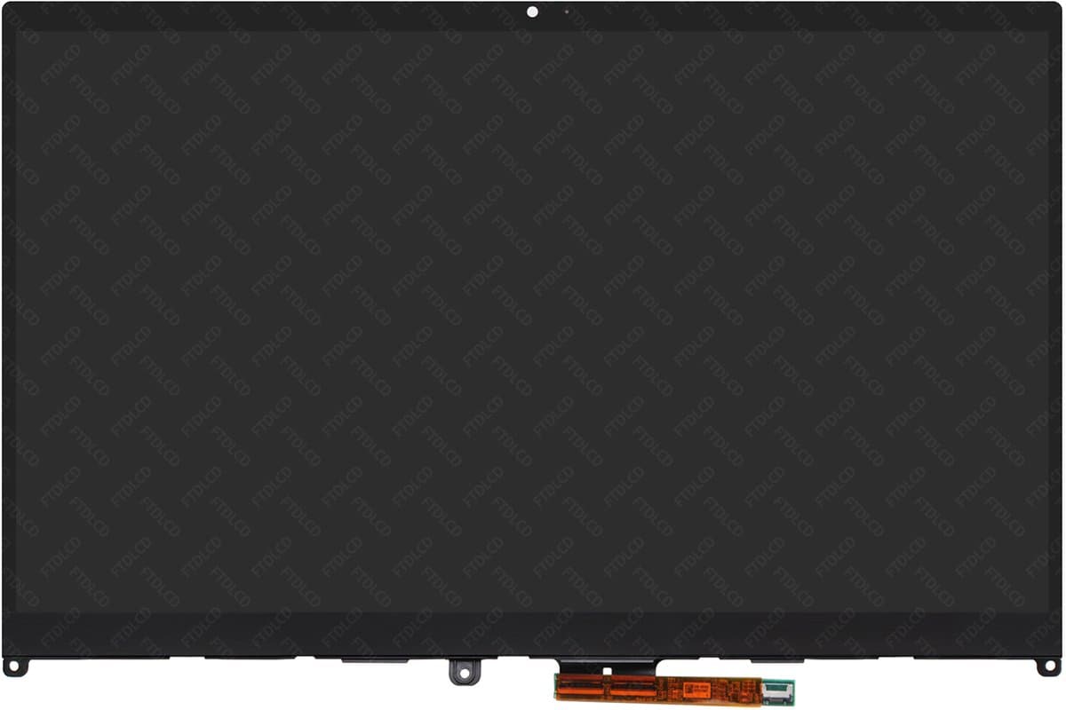 FTDLCD Voor Lenovo IdeaPad Flex 5 14ALC05 82HU00EFMH 82HU00G4MH 82HU00LWMH 82HU00M7MH 82HU00S9MH 14 inches FHD IPS LCD Display Screen Touch Digitizer Assembly + Bezel/Frame