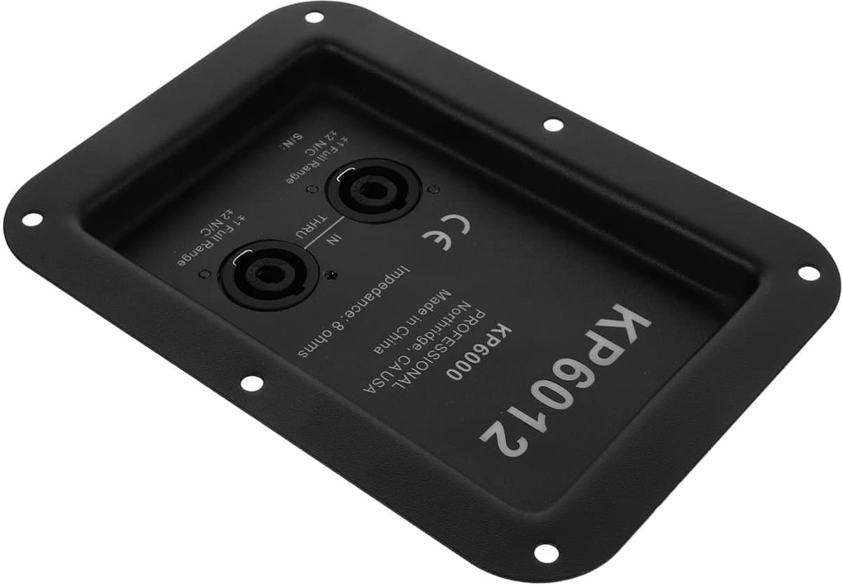 Speaker Connector Box - Speaker Terminal - Audio Aansluiten - Stabiel Ontwerp - 18 x 13 x 5 cm - Zwart
