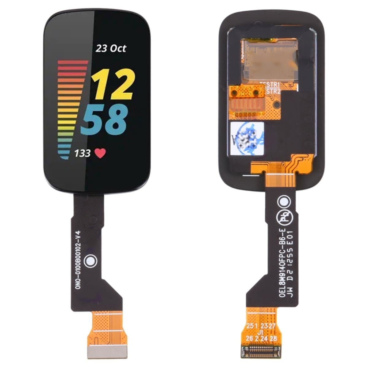 Origineel LCD-scherm voor Fitbit Charge 5 digitizer Volledige montage