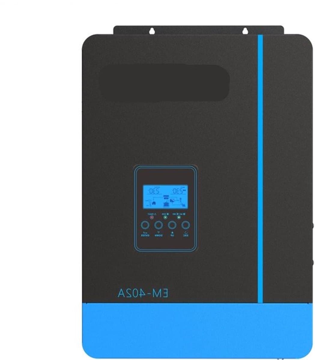 Hybride Omvormer – Zonne-energie Converter – Solar Charger – Batterijlader – Mppt Controller – 4000W Continu Vermogen – Pure Sinusgolf Uitgang - Geen WIFII - 24V