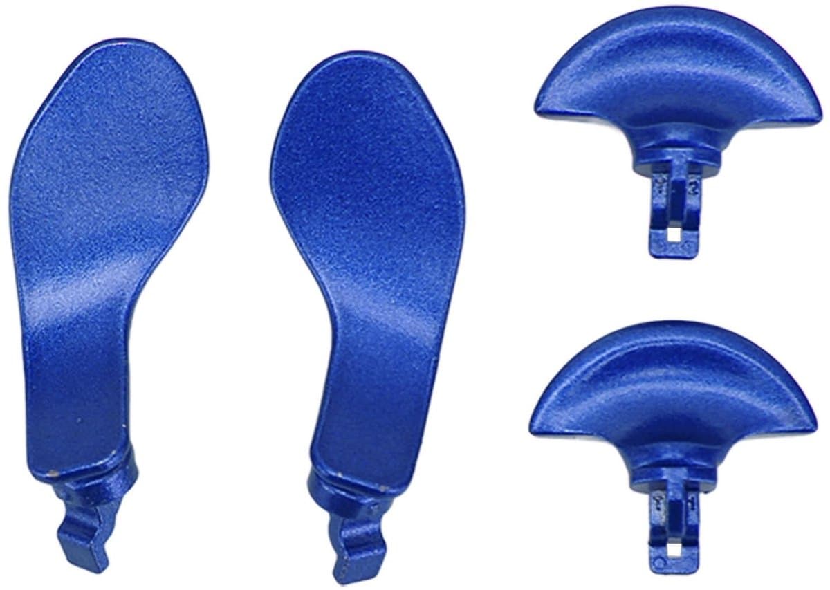 Dailygoods - Set van 4 Metalen Paddles voor Gamecontroller met Verwisselbare Knoppen