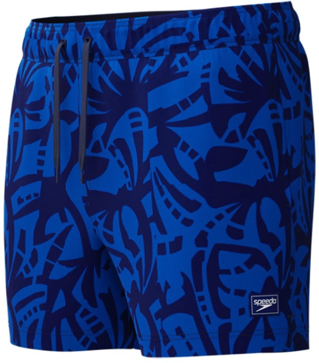 Speedo heren rits zwemshort red edge volley blauw