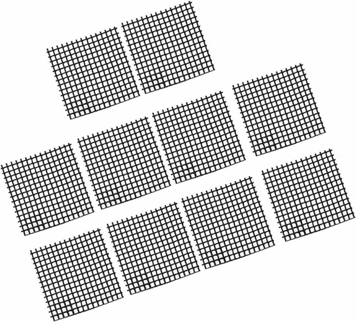 Set van 10 Absorberende Bloempotmatten voor Drainage, Ideaal voor Planten en Bonsai, Rond Mesh Ontwerp