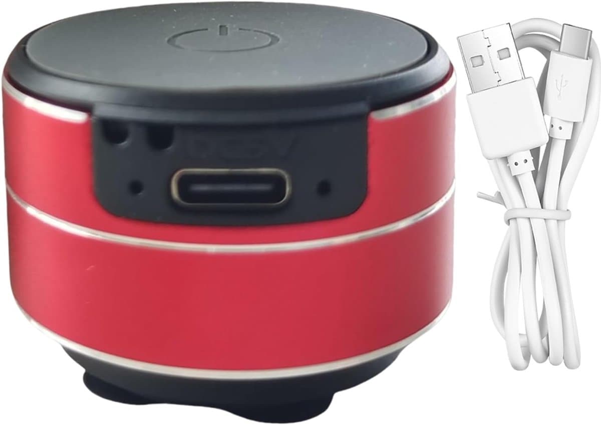 Draadloze Luidspreker - Stereo Audio - Douche Muziek - 360 Surround Sound - Compact Formaat - Rood