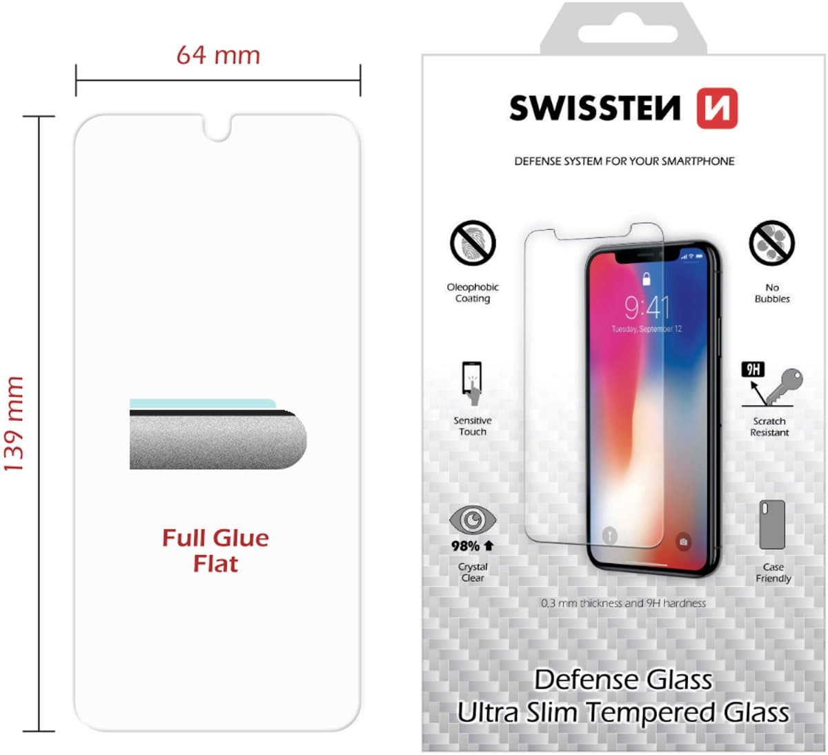 Swissten Moto E22 (XT2239)/Moto E22i (XT2239-17) Tempered Glass - 74517988