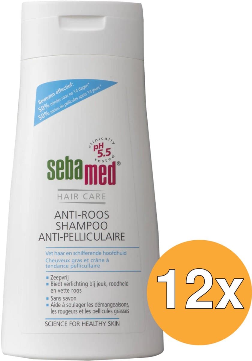 12x Sebamed Anti-roos shampoo (400 ml)