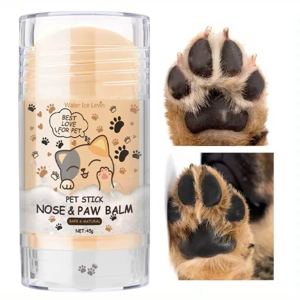Pretty Paws Neus- & Potenbalsem Hond & Kat – Pootjescrème – Neusbalsem – 45 Gram – Met Aloë Vera & Sheaboter – Verzorgt Droge en Gebarsten Pootjes