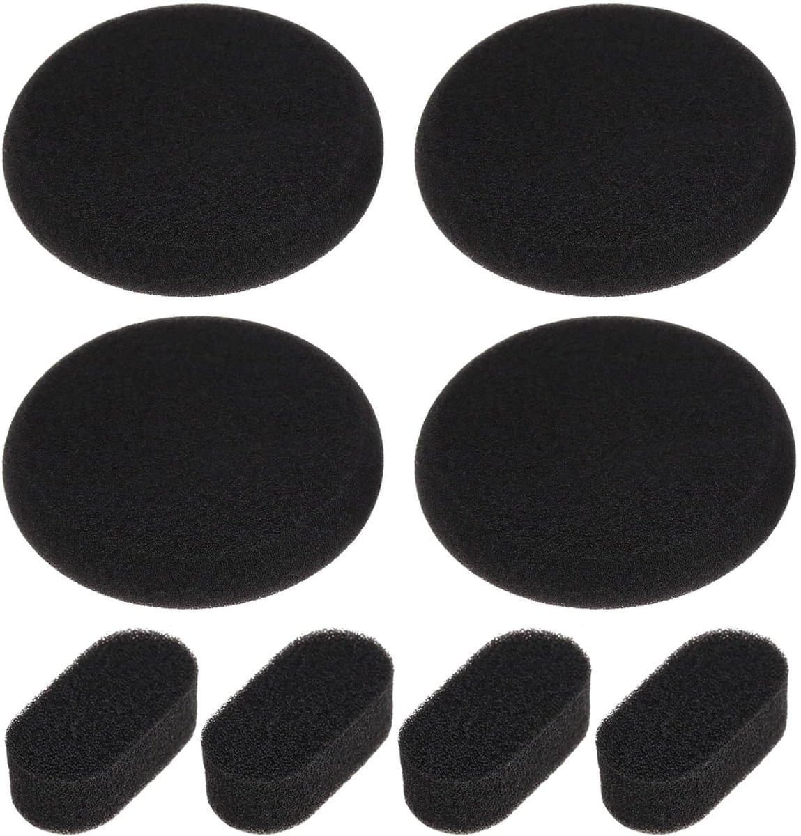 Dailygoods - Oortelefoon Spons Foam Pads - Comfortabele Oorkussens - Zwart - Hoofdband Kussens - Geschikt voor Porta Pro - Zwart